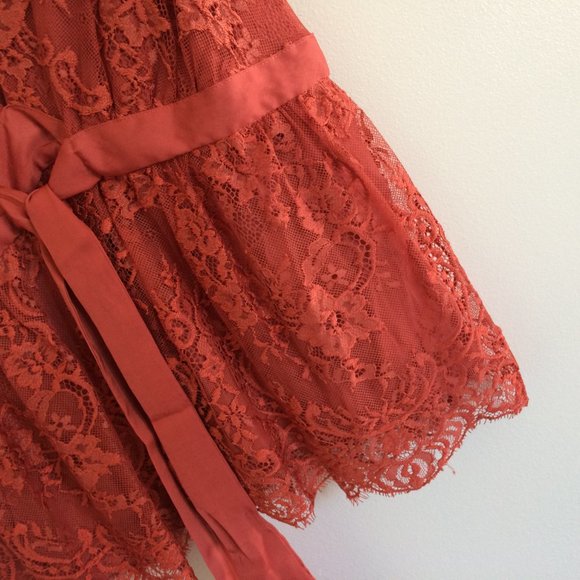 Free People Chante Lace Tie Tank Top Boho XL NWT - Picture 5 of 8